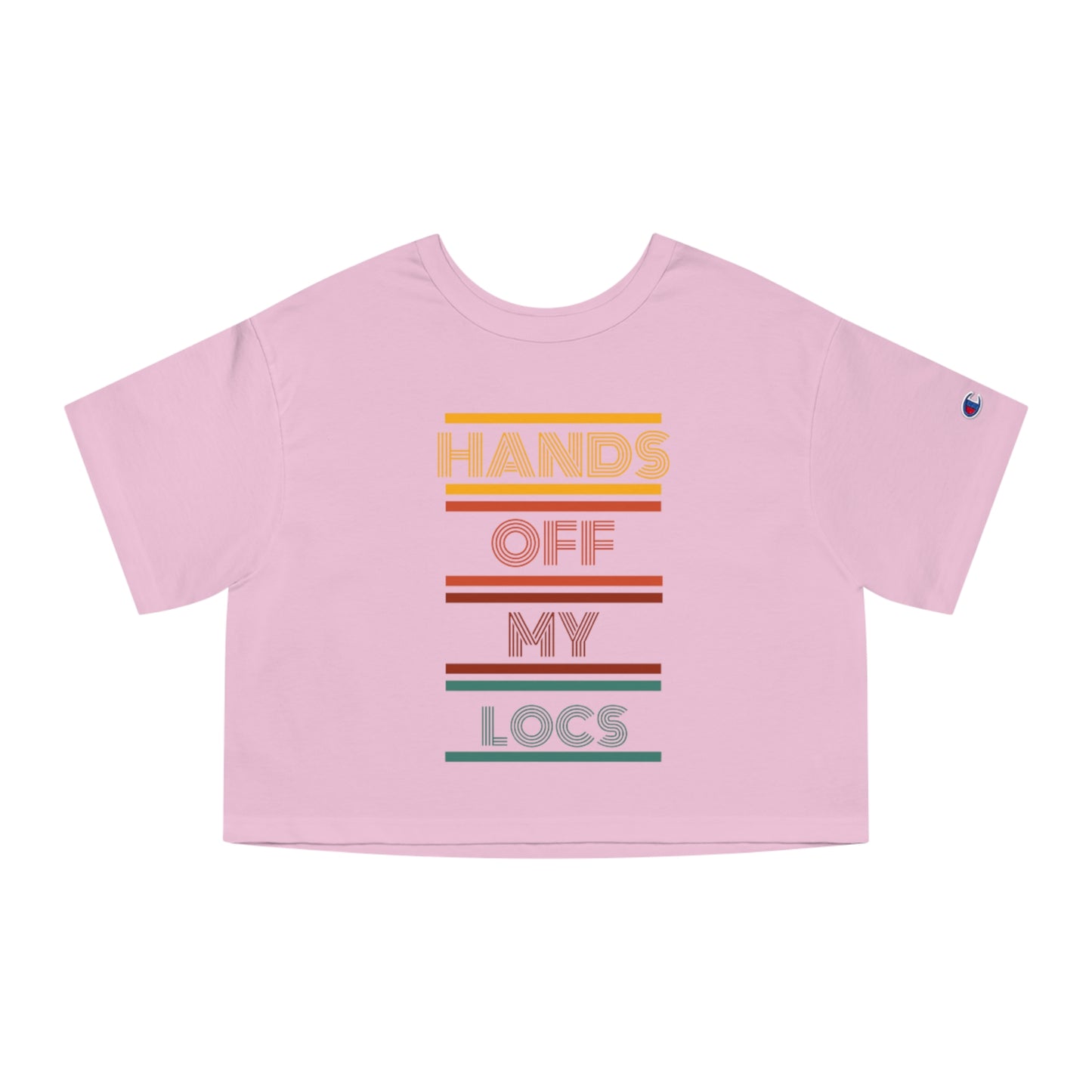 Champion Women's Heritage Cropped T-Shirt - HANDS OFF MY LOCS