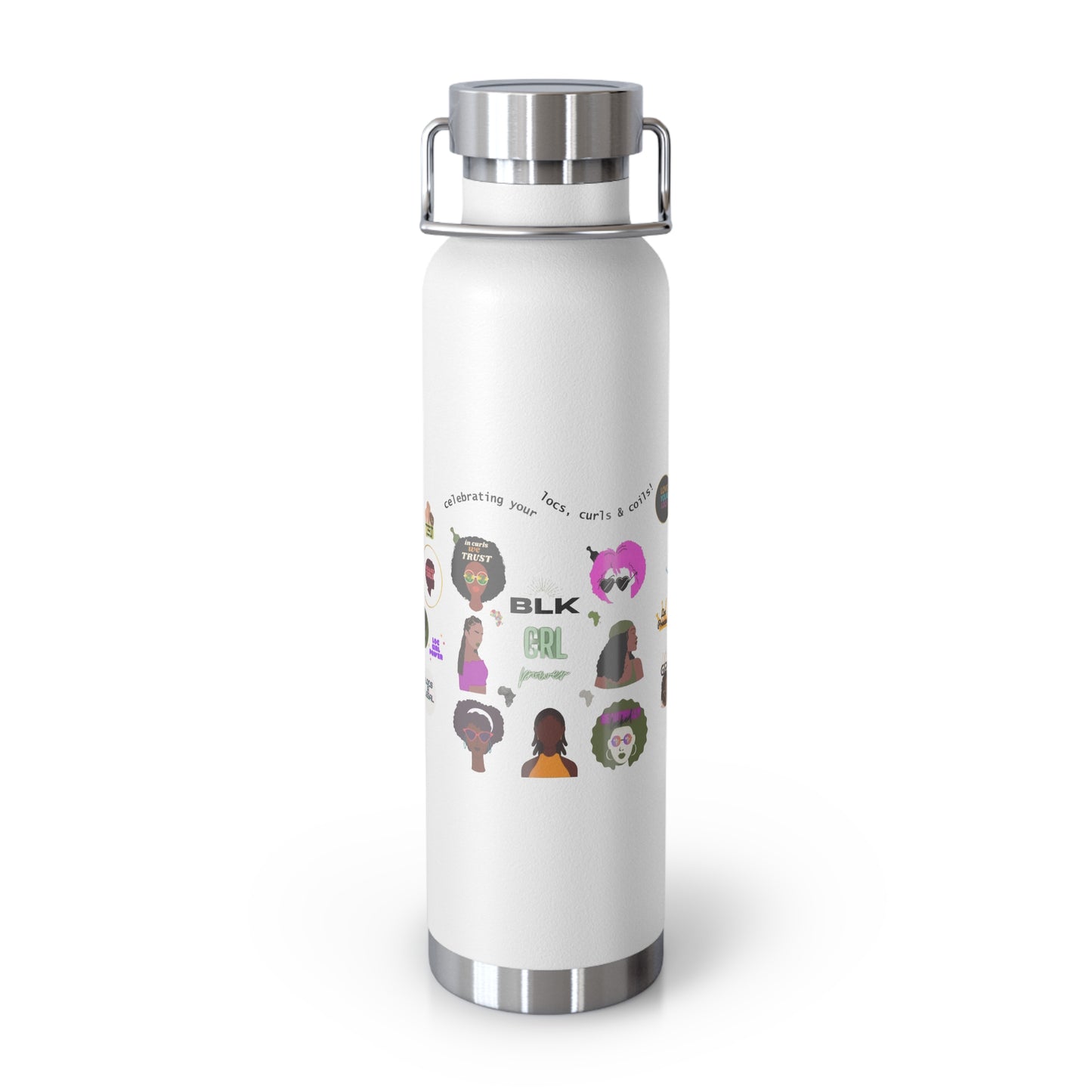 "Black Girl Power" Vacuum Insulated Bottle - 22oz