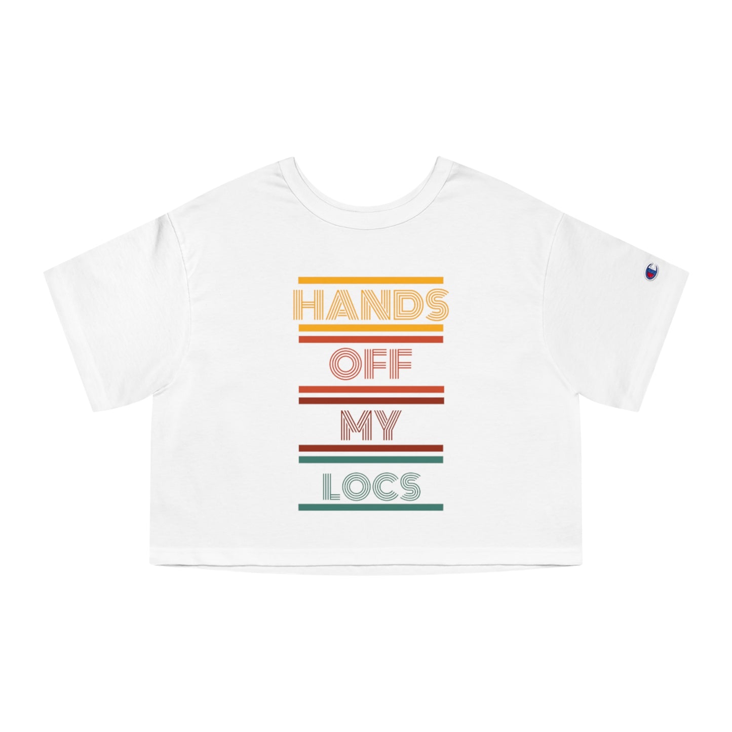 Champion Women's Heritage Cropped T-Shirt - HANDS OFF MY LOCS