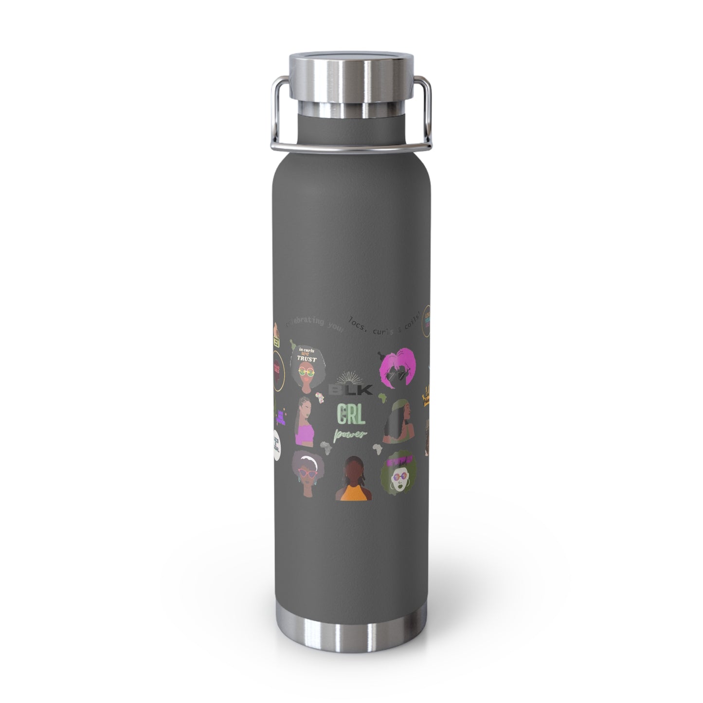 "Black Girl Power" Vacuum Insulated Bottle - 22oz
