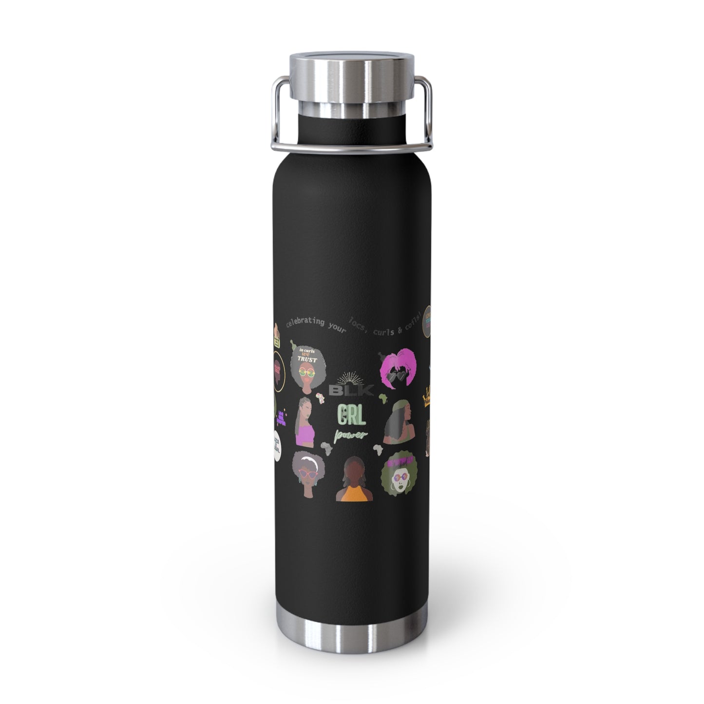 "Black Girl Power" Vacuum Insulated Bottle - 22oz