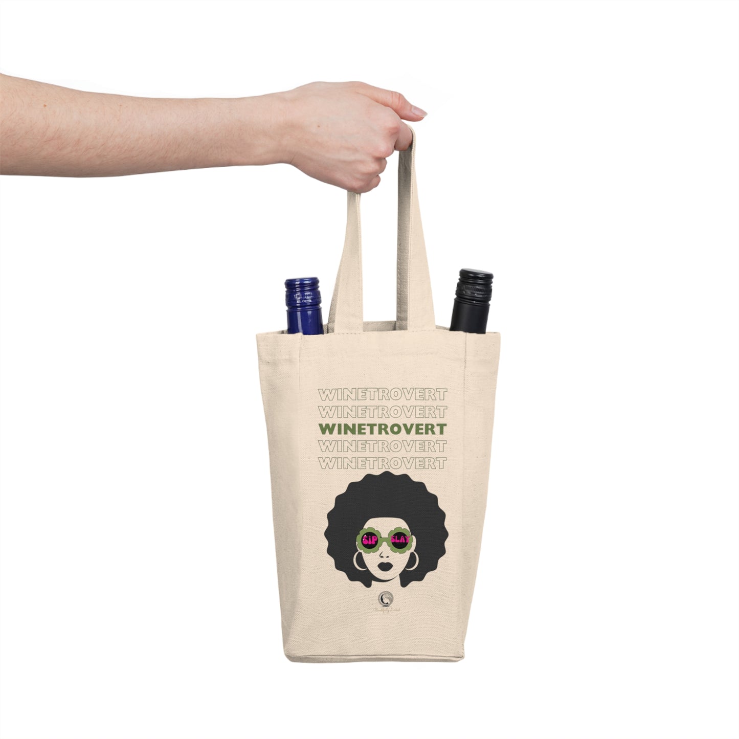 Winetrovert Double Wine Tote Bag