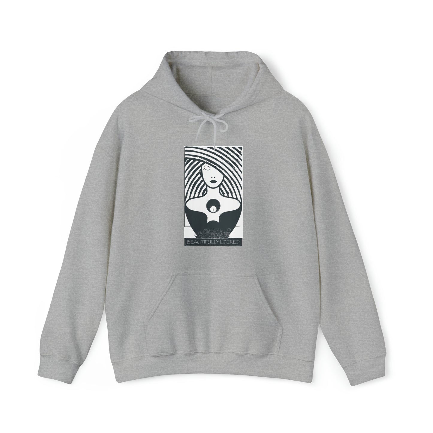Beautifully Locked by Tiona Unisex Heavy Blend™ Hooded Sweatshirt