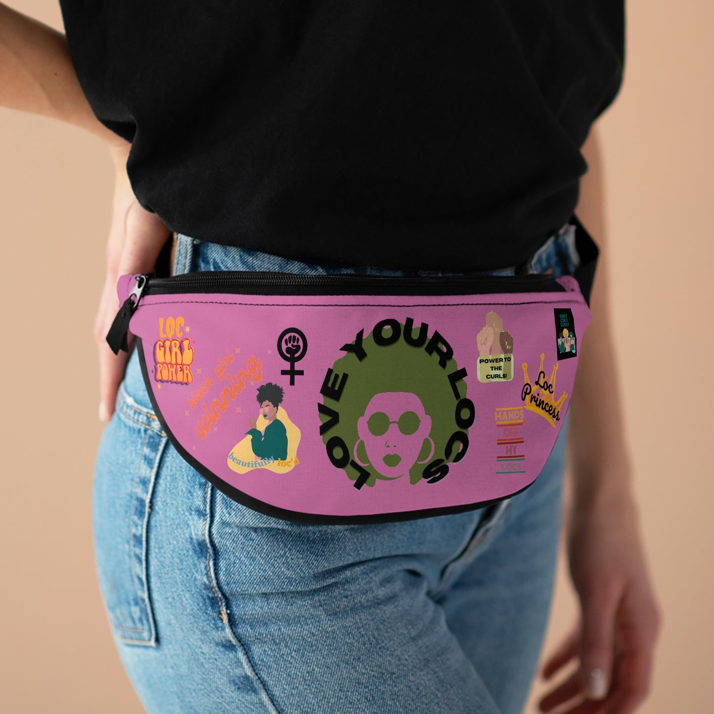 Fanny Pack - Love Your Locs(Pink)