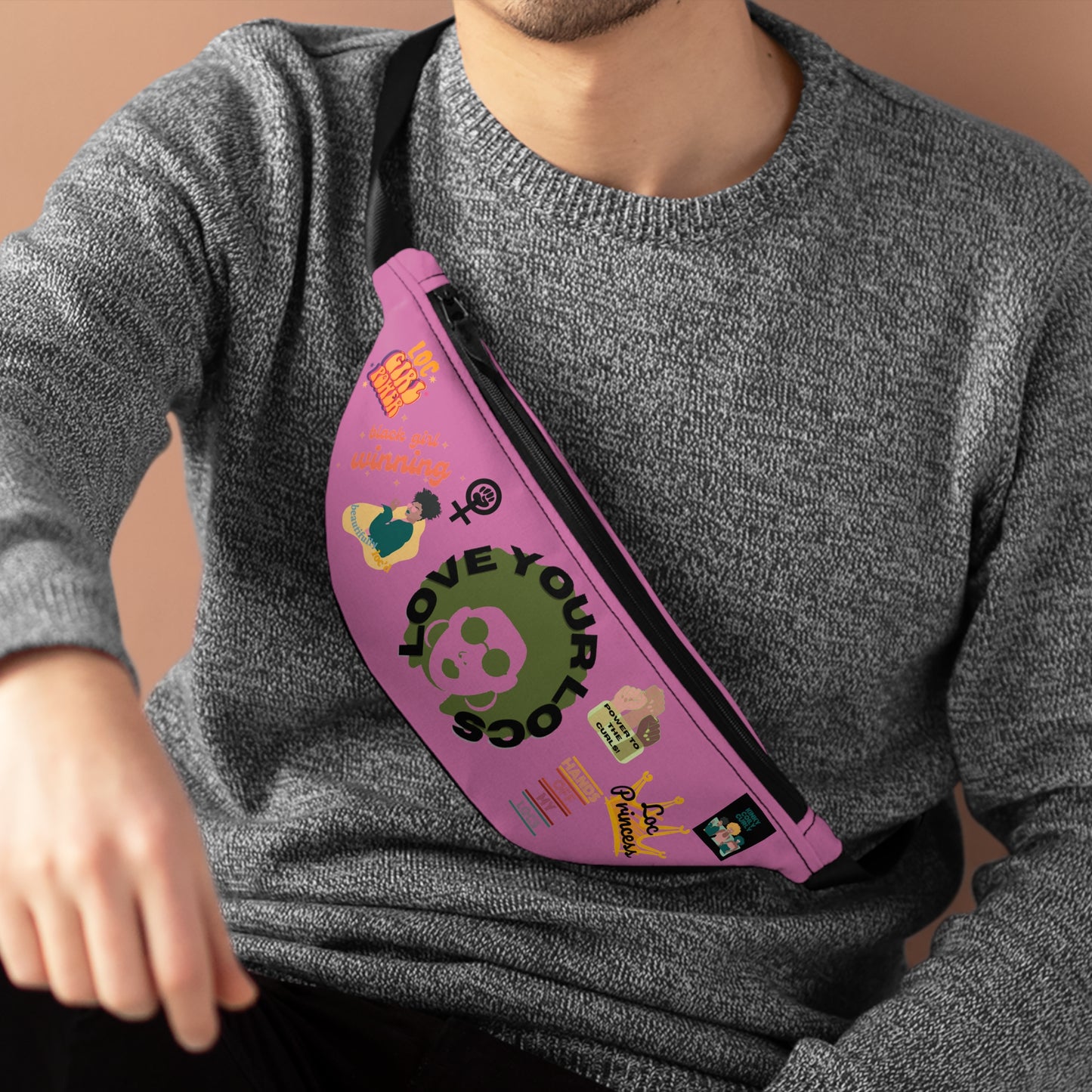 Fanny Pack - Love Your Locs(Pink)