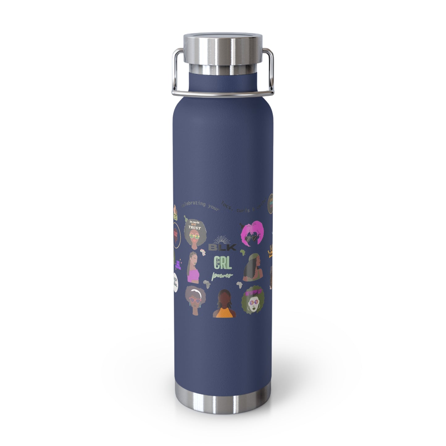 "Black Girl Power" Vacuum Insulated Bottle - 22oz