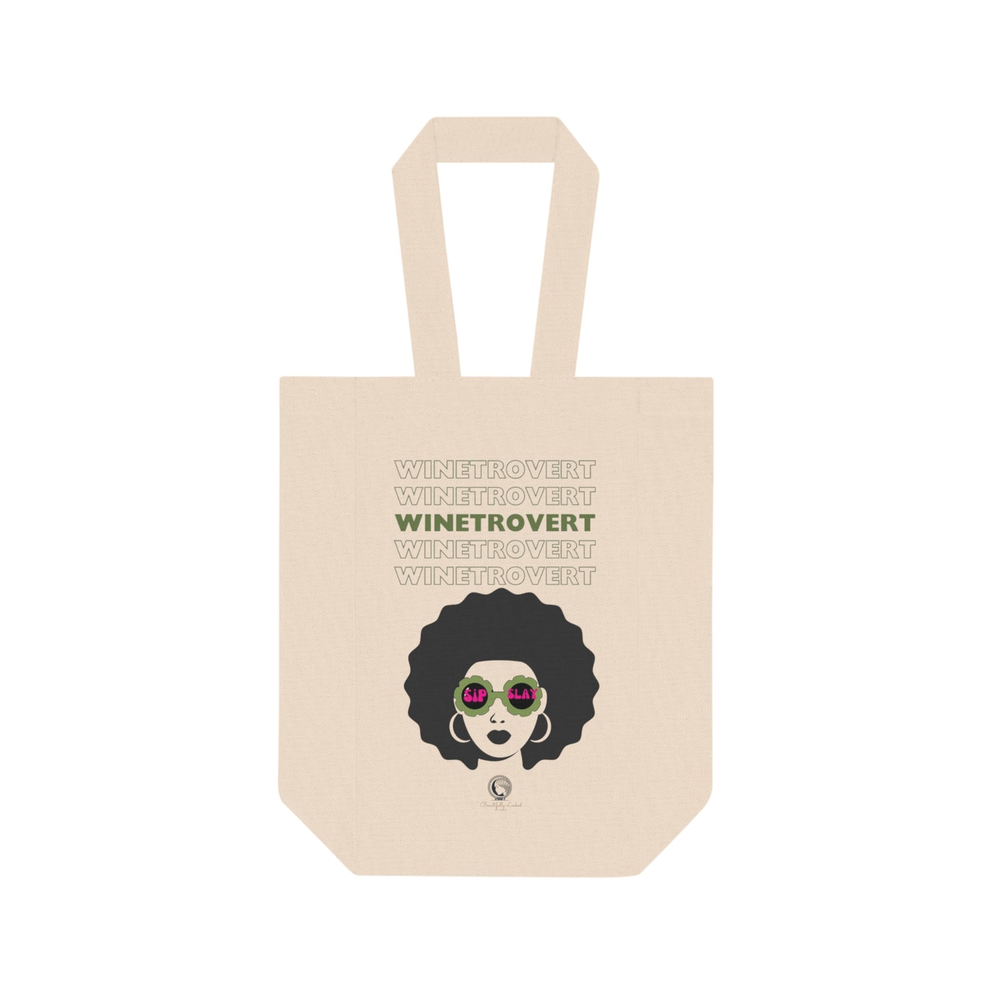 Winetrovert Double Wine Tote Bag