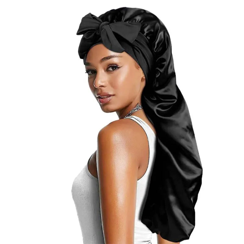 Satin Bonnet for Extra Long Hair & Locs