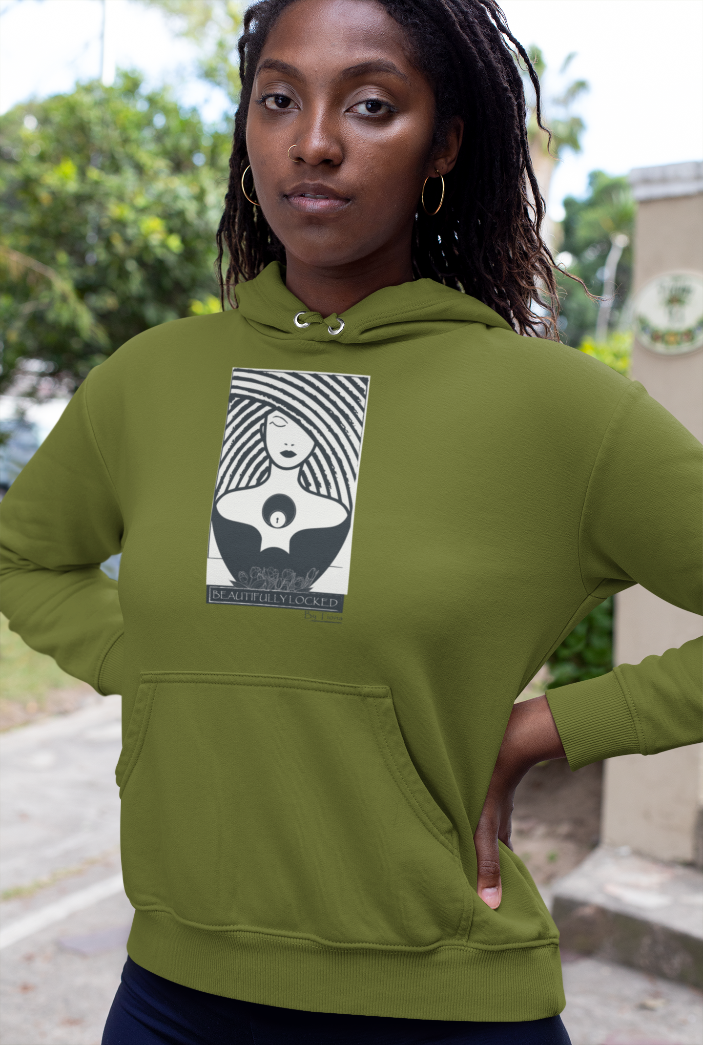 Beautifully Locked by Tiona Unisex Heavy Blend™ Hooded Sweatshirt